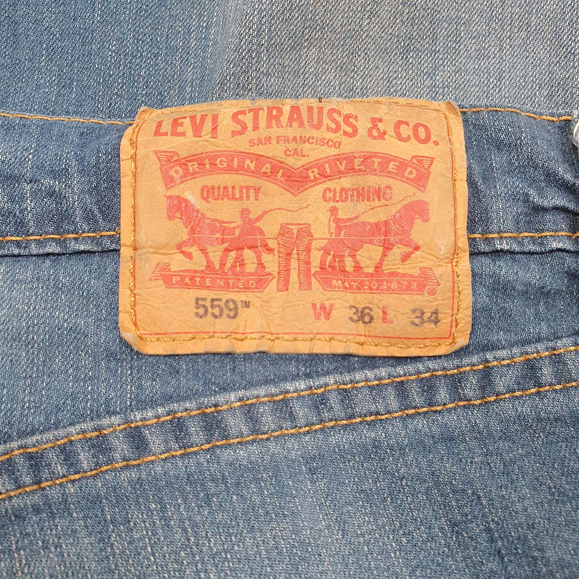 Mens Blue Levis  Hoodie Jeans