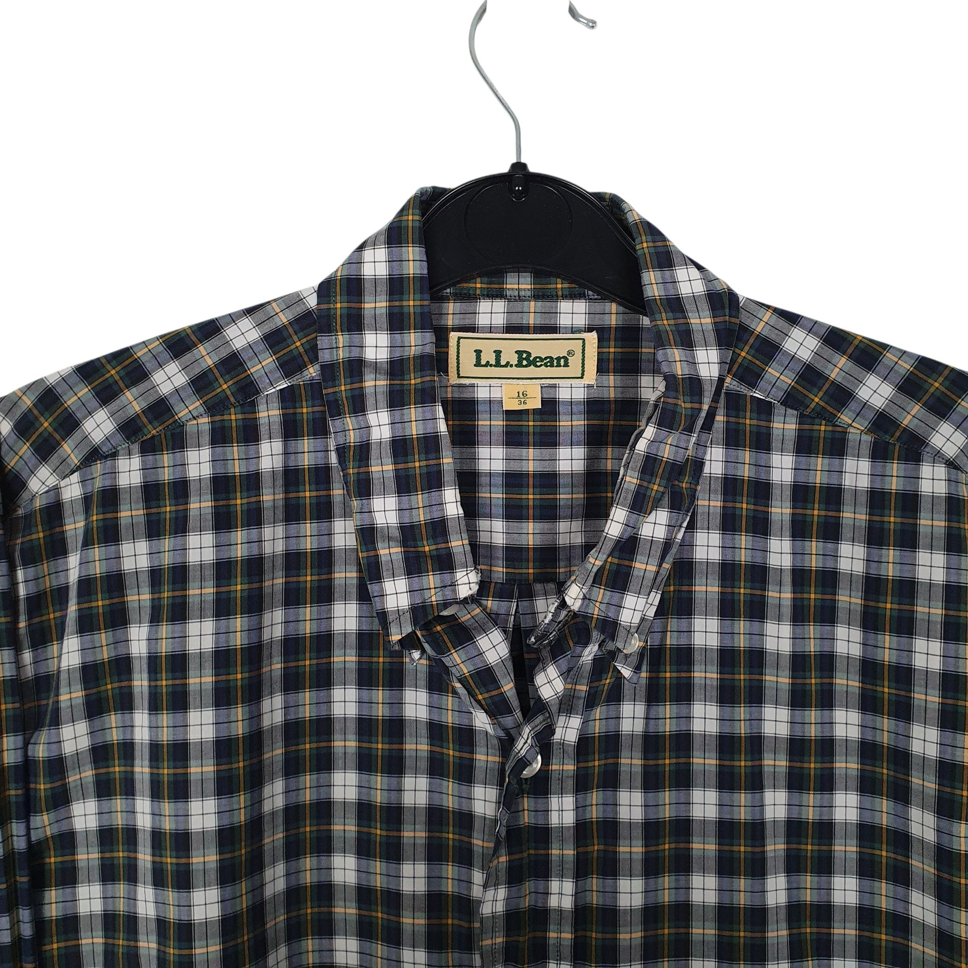 Mens Navy L.L.Bean Vintage 90s  Shirt