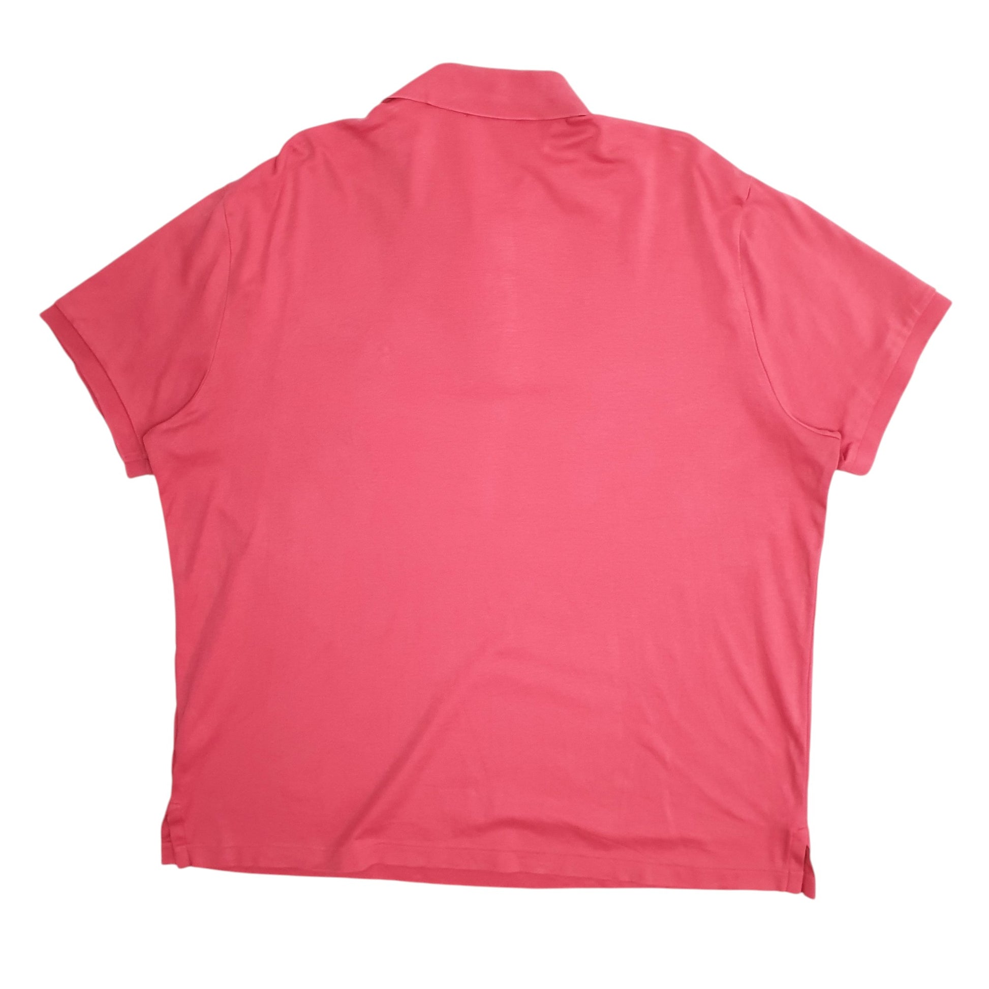 Mens Red Polo Ralph Lauren Custom Slim Fit  Polo Shirt