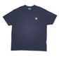 Mens Navy Carhartt  Short Sleeve T Shirt