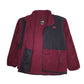 Mens Burgundy The North Face Denali Full Zip Jumper
