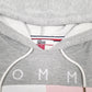 Womens Grey Tommy Hilfiger Spellout Hoodie Jumper