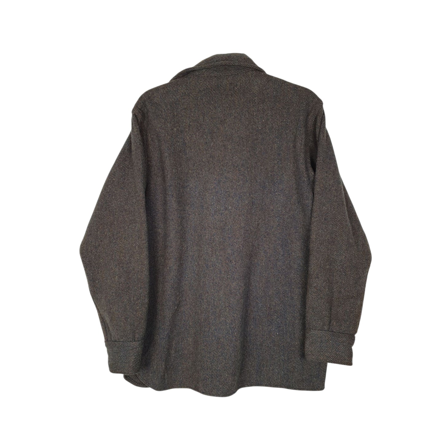 Mens Grey Woolrich Vintage 1980s Thick  Shirt