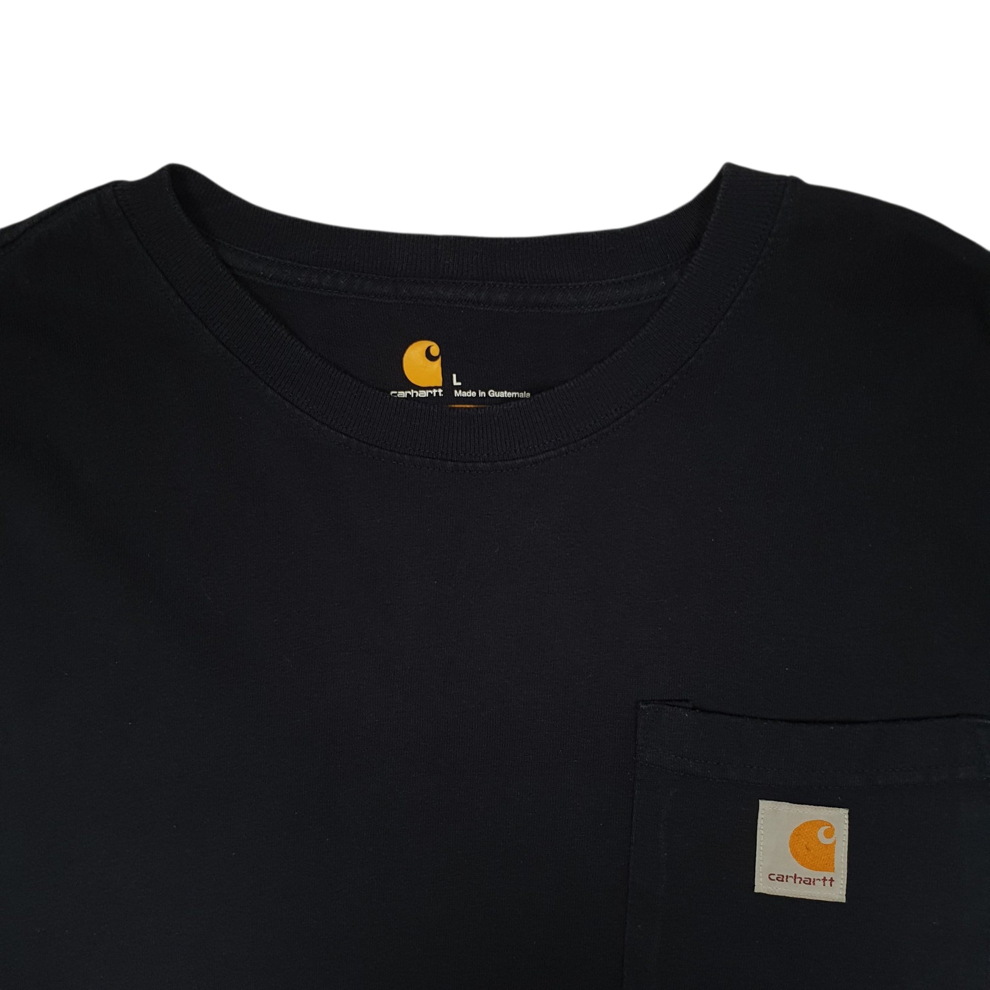 Mens Navy Carhartt   T Shirt