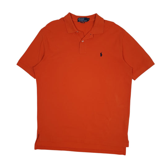 Mens Orange Polo Ralph Lauren  Short Sleeve Polo Shirt