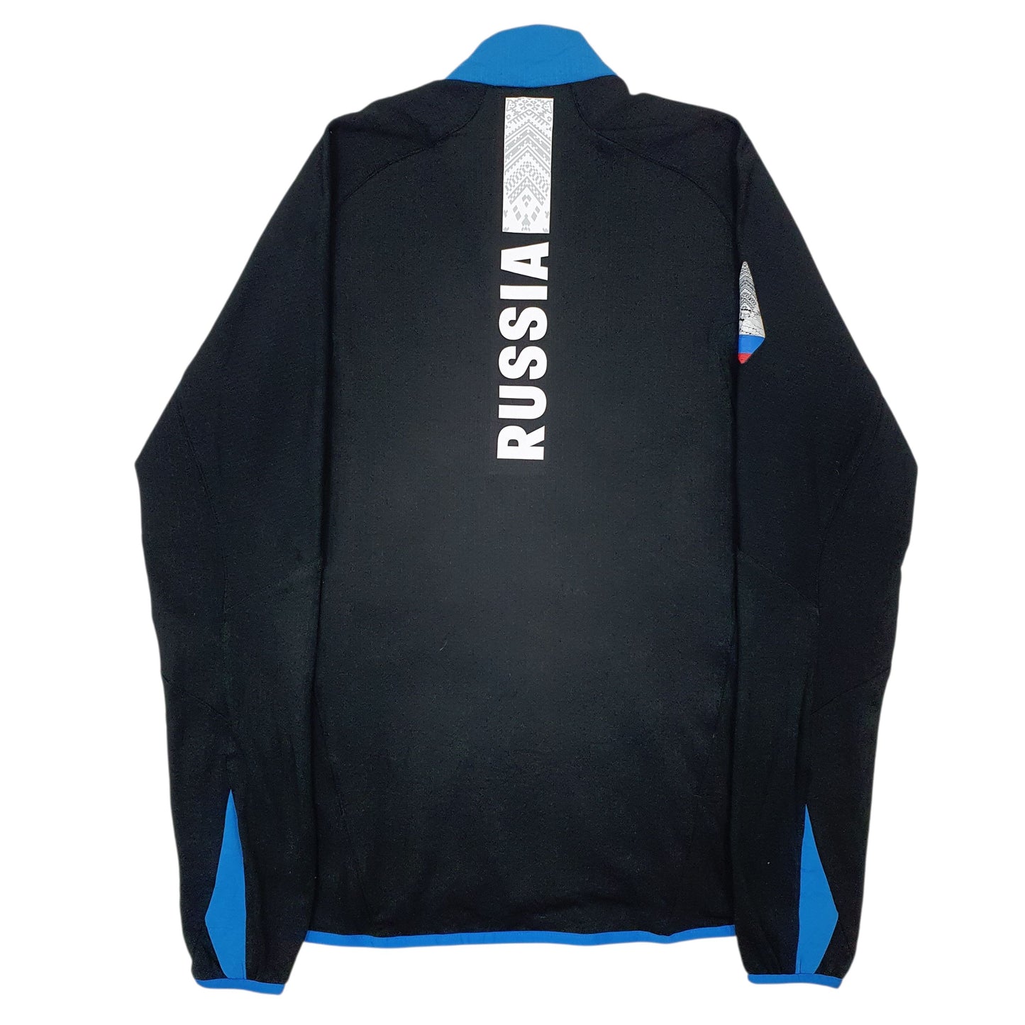 Mens Black Adidas Russian Full Zip Jumper