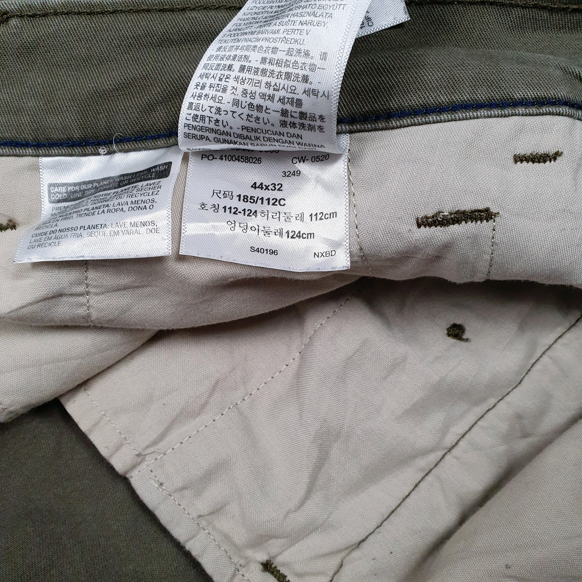 Mens Green Levis   Trousers