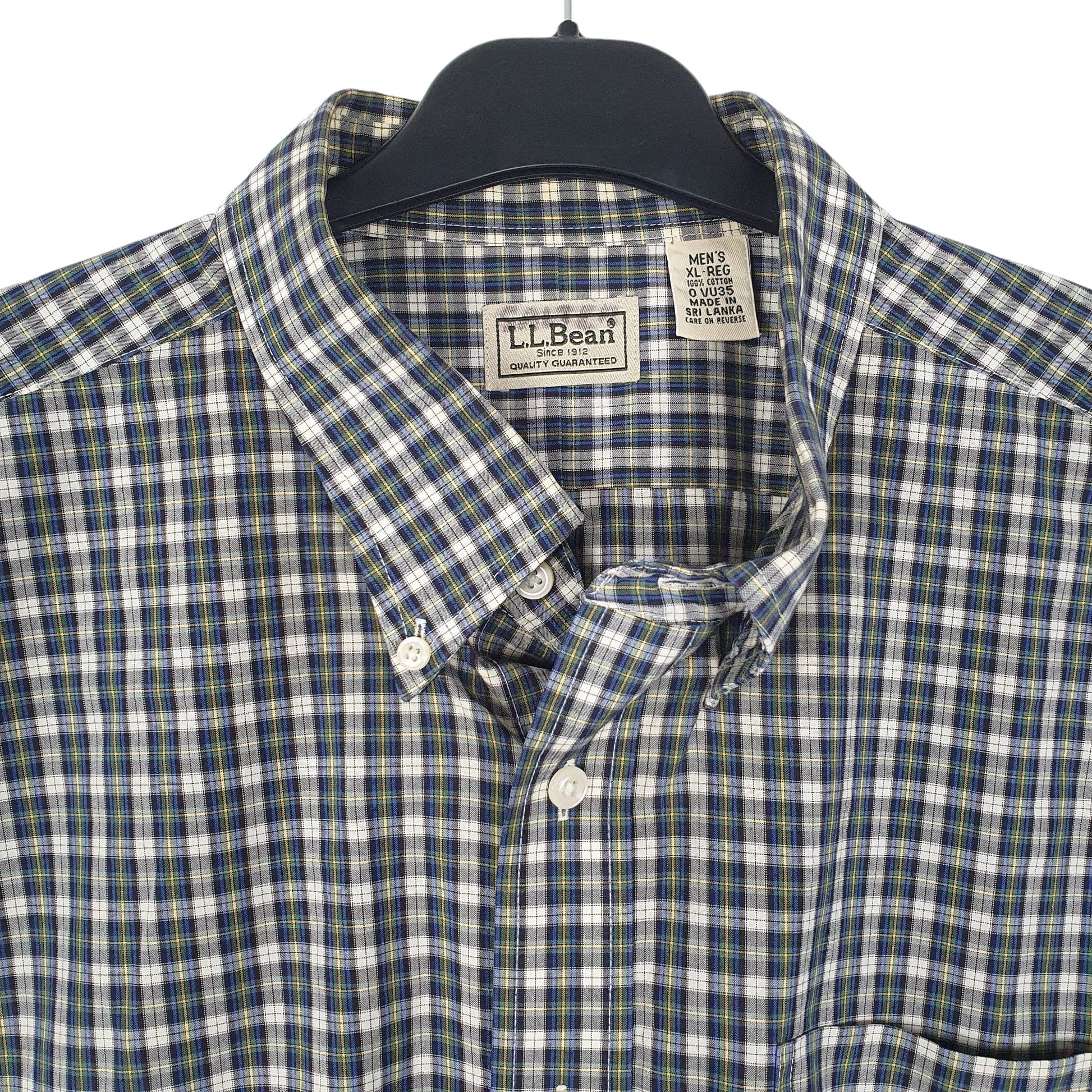Mens Green L.L.Bean   Shirt