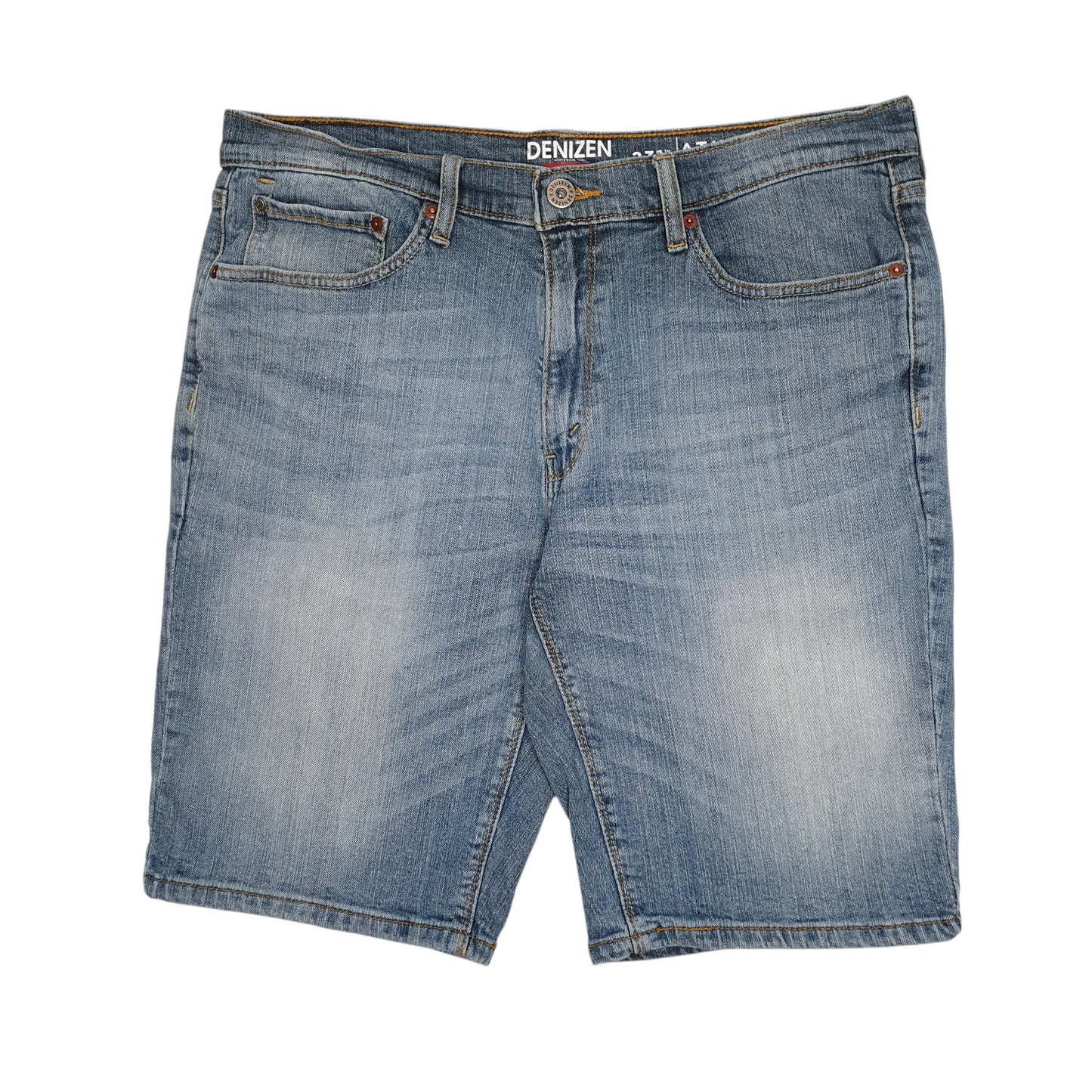 Mens Blue Levis Signature Stretch Denim Shorts
