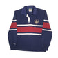 Womens Navy Barbarian Rugby Long Sleeve Polo Shirt