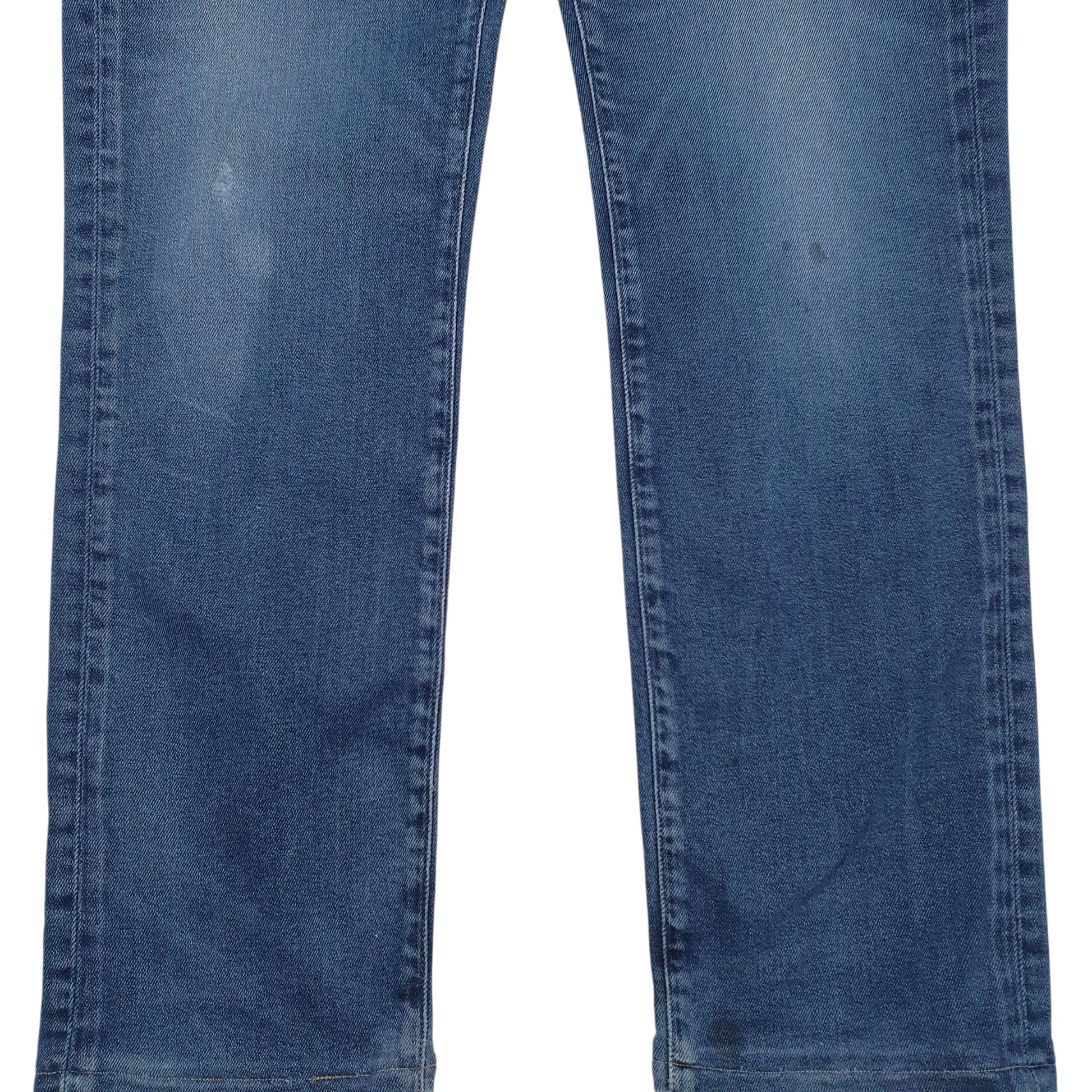 Mens Blue Levis Distressed  Jeans