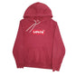 Mens Red Levis  Hoodie Jumper