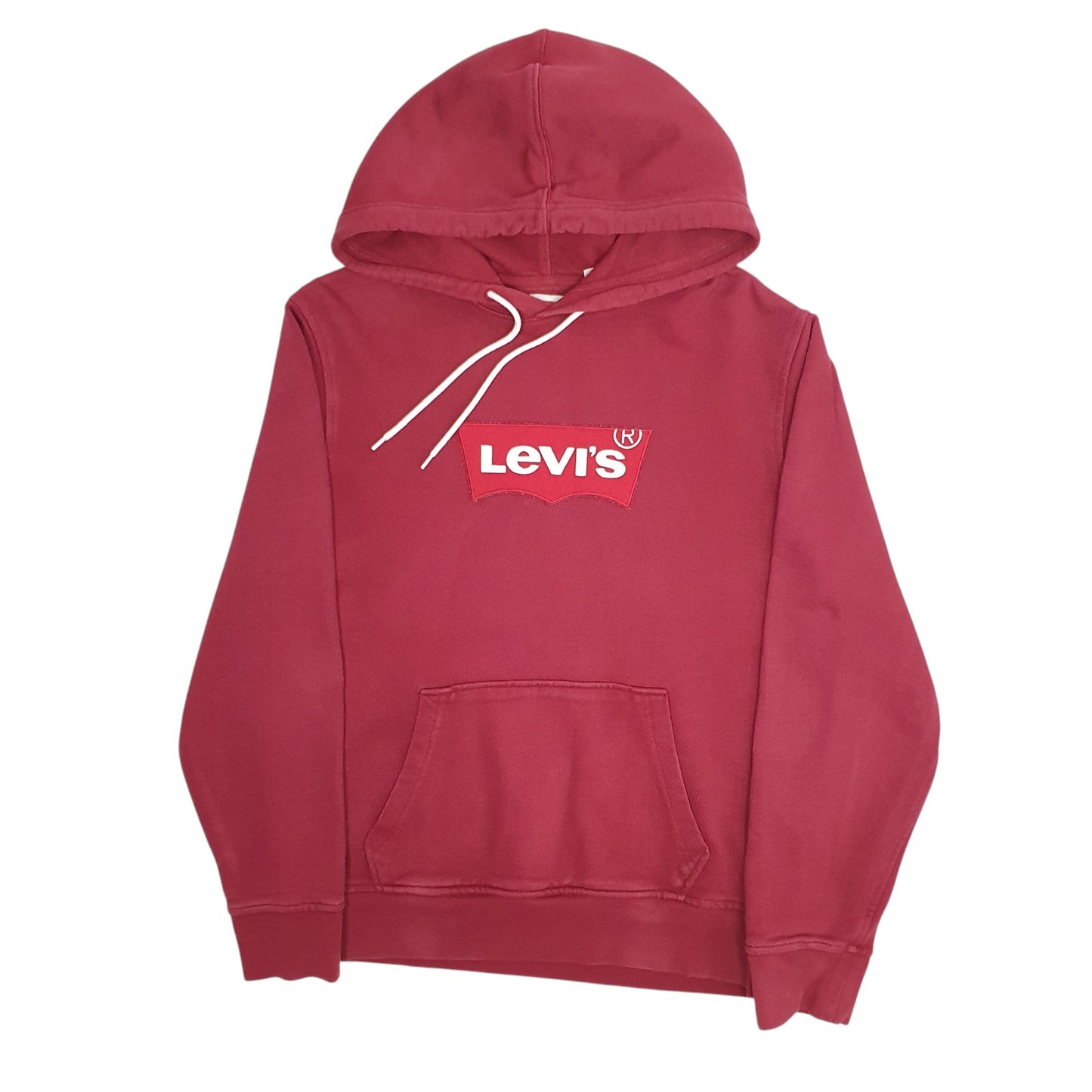 Mens Red Levis  Hoodie Jumper