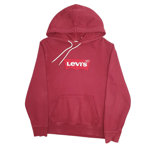 Mens Red Levis  Hoodie Jumper