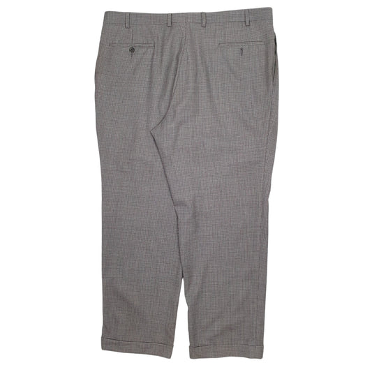 Mens Grey Ralph Lauren Check Houndstooth  Trousers
