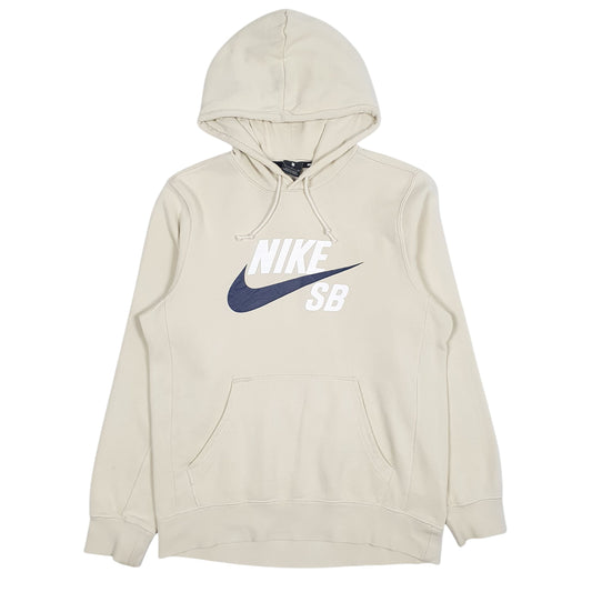 Mens Cream Nike SB Hoodie Jumper