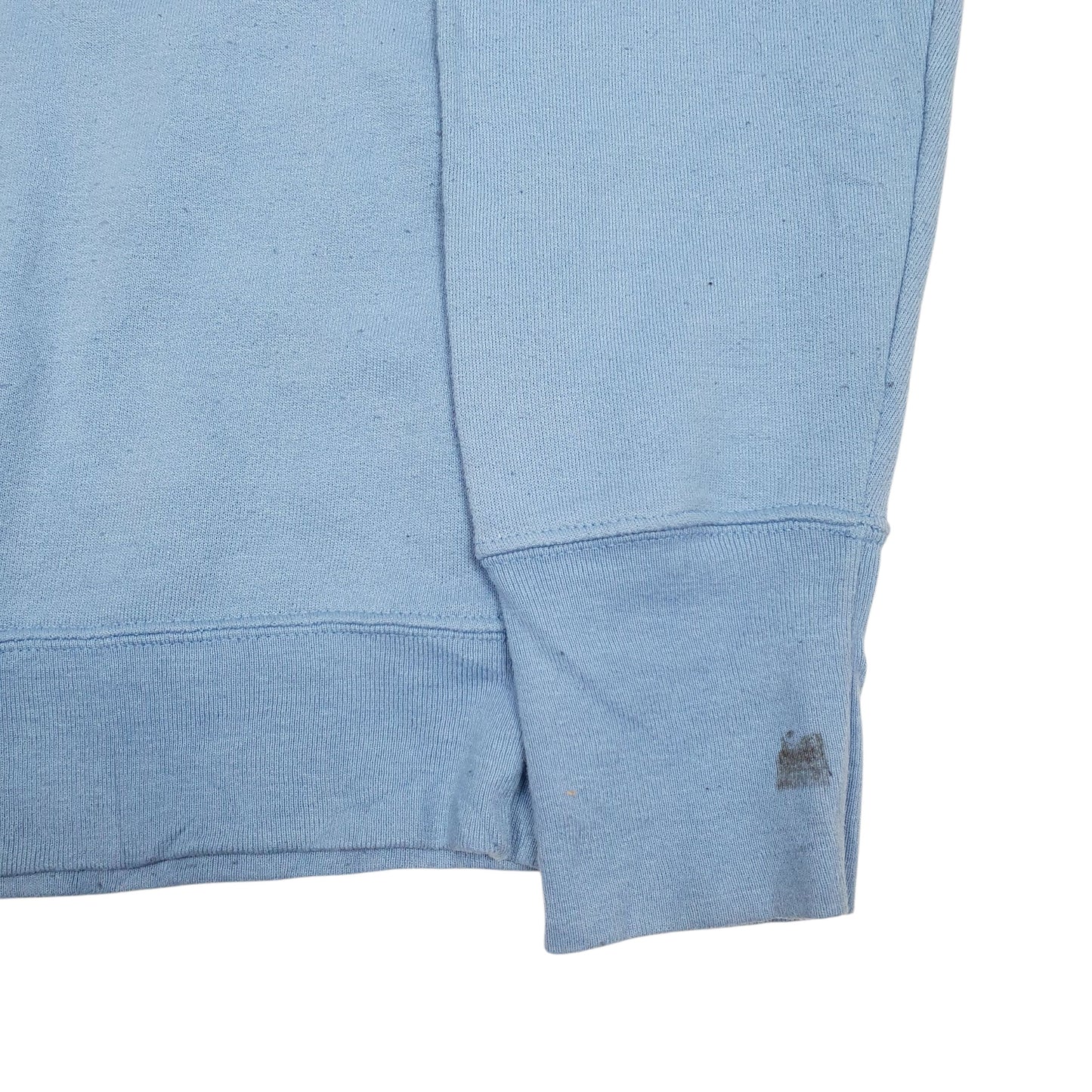 Mens Blue Champion Spellout Crewneck Jumper