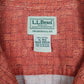 Mens Orange L.L.Bean   Shirt