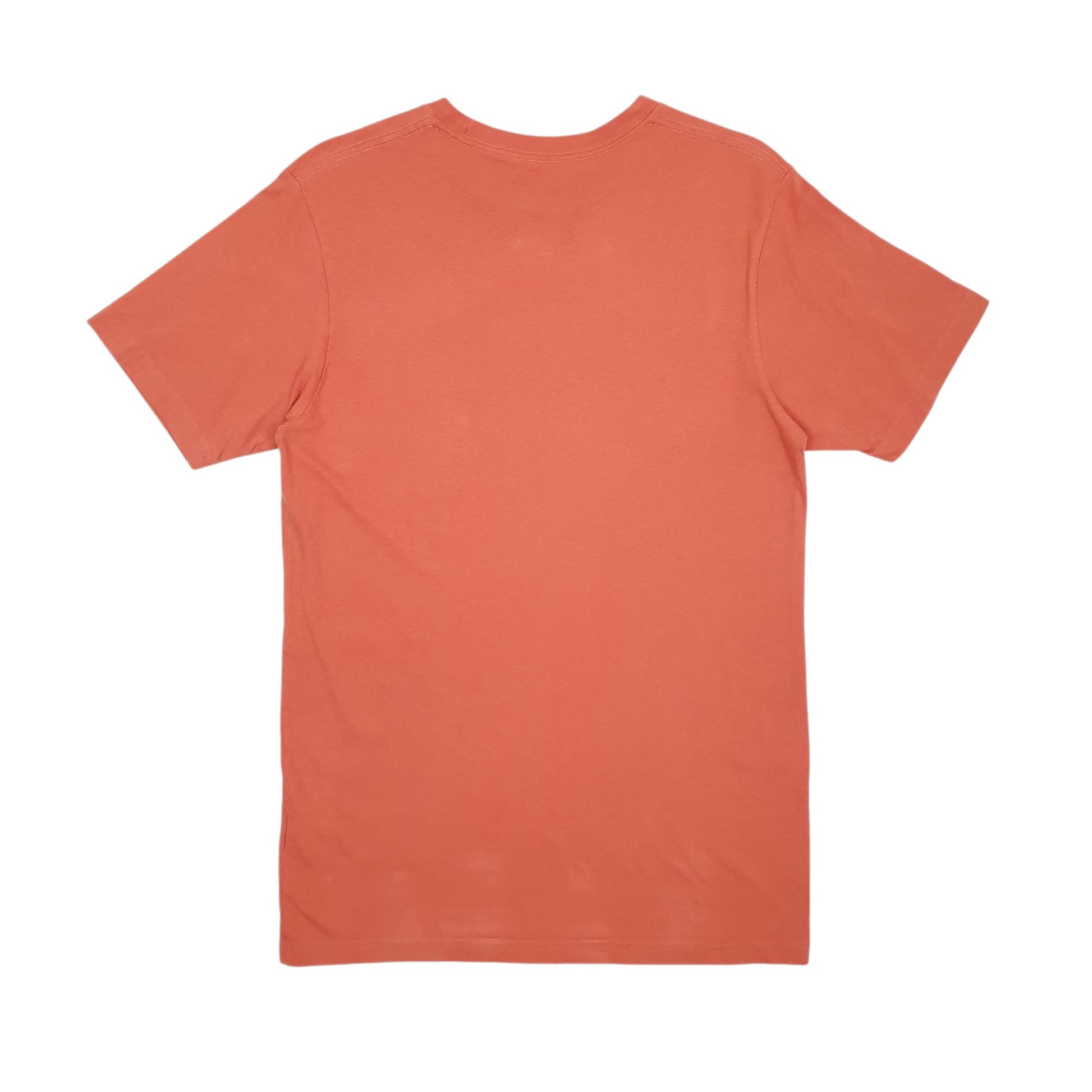 Mens Orange Patagonia Spellout Slim Fit  T Shirt