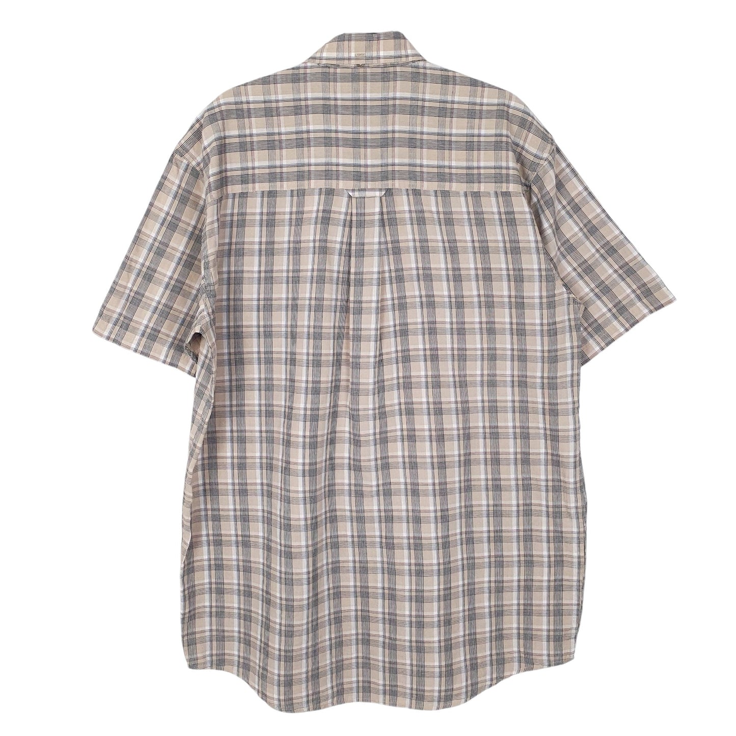 Mens Beige L.L.Bean Riata  Shirt