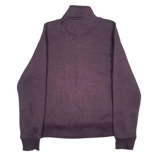 Womens Burgundy Carhartt  Quarter Zip Jumper