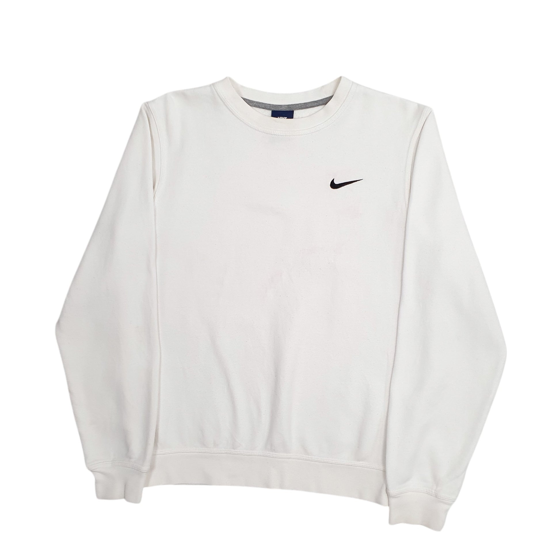 Mens White Nike  Crewneck Jumper