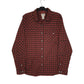 Mens Brown L.L.Bean Thick Flannel Hunting Long Sleeve Shirt