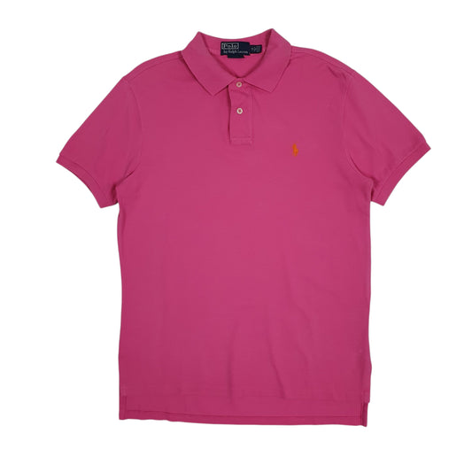 Mens Pink Polo Ralph Lauren  Short Sleeve Polo Shirt