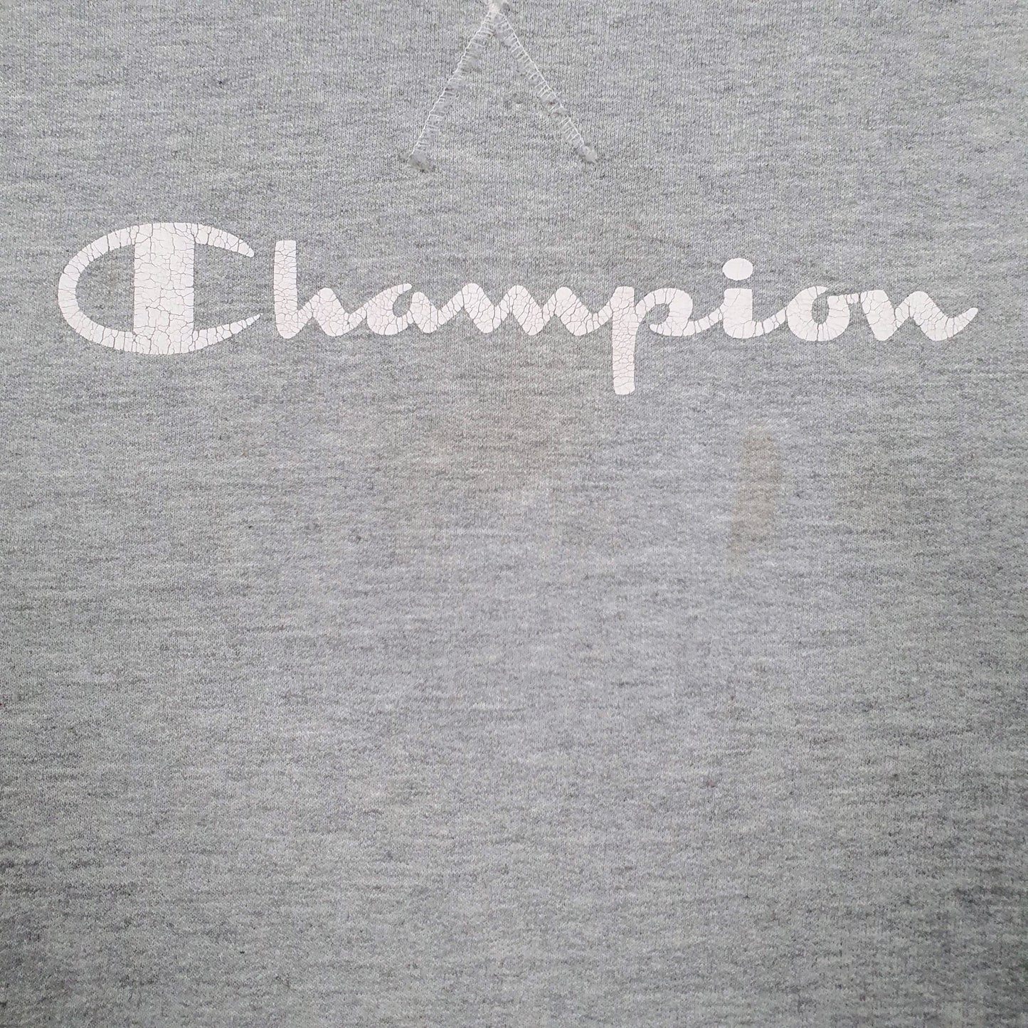 Mens Grey Champion  Crewneck Jumper