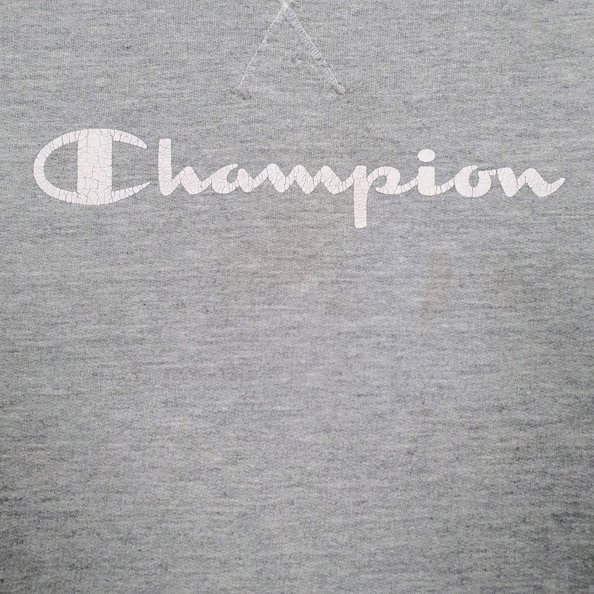 Mens Grey Champion  Crewneck Jumper