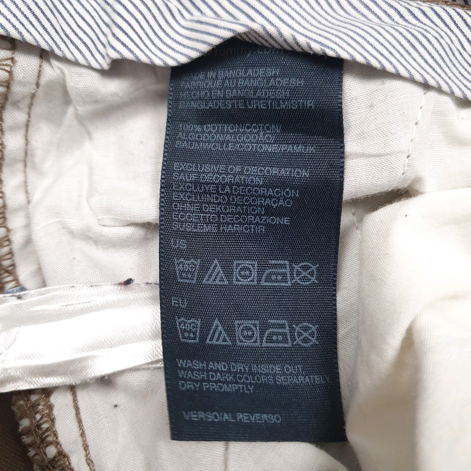 Mens Brown Tommy Hilfiger   Trousers