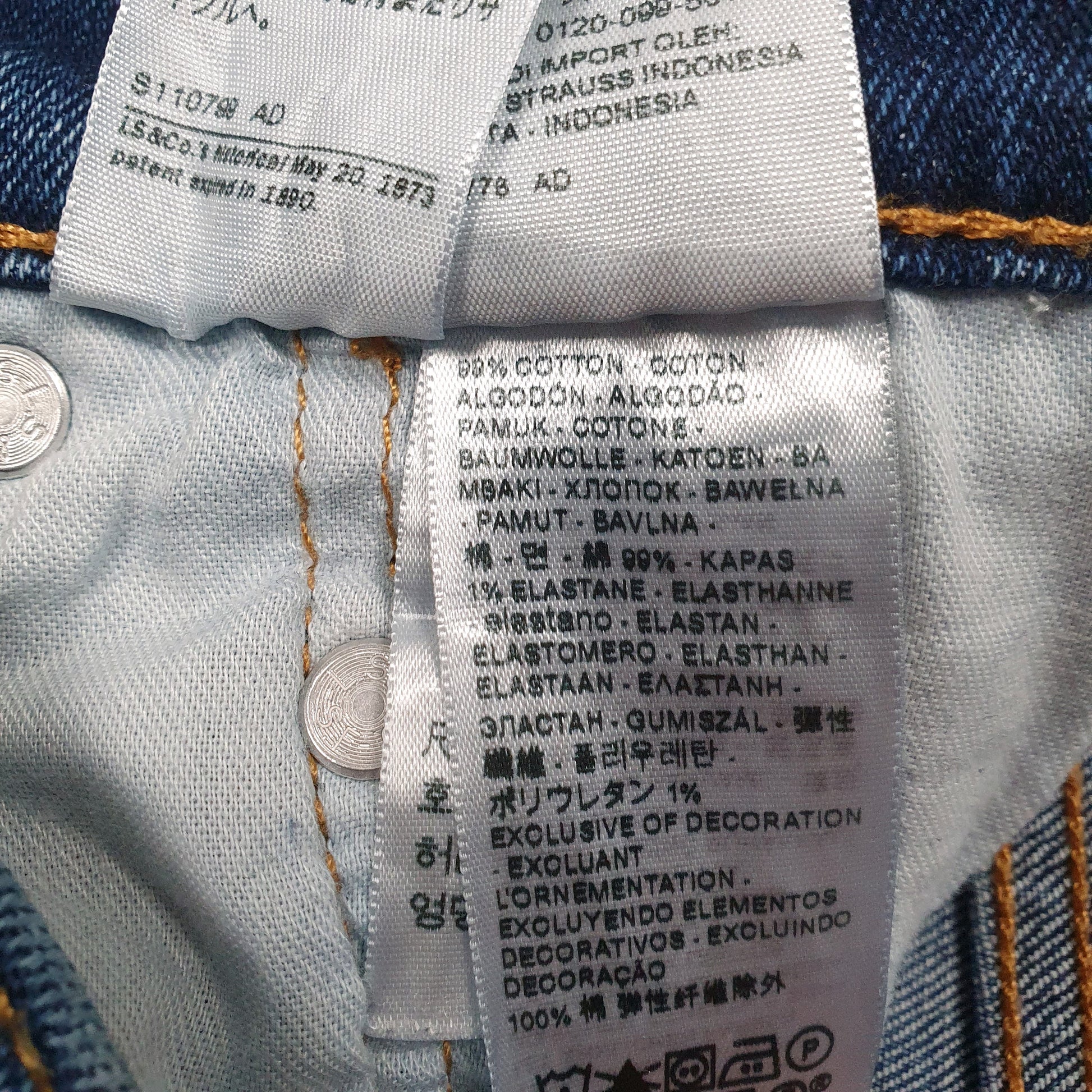 Mens Blue Levis   Jeans