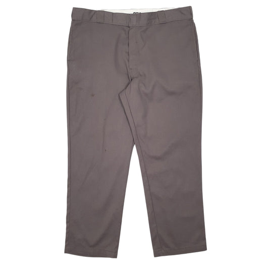 Mens Grey Dickies 874 Workwear Chino Trousers