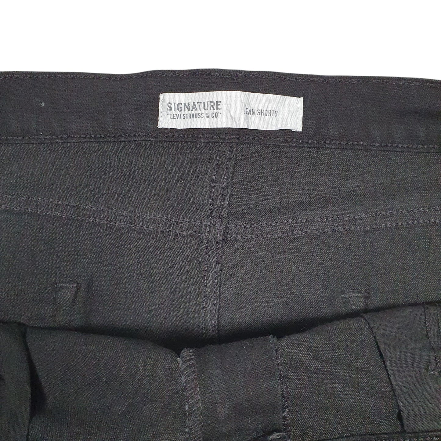 Mens Black Levis Signature Stretch  Shorts