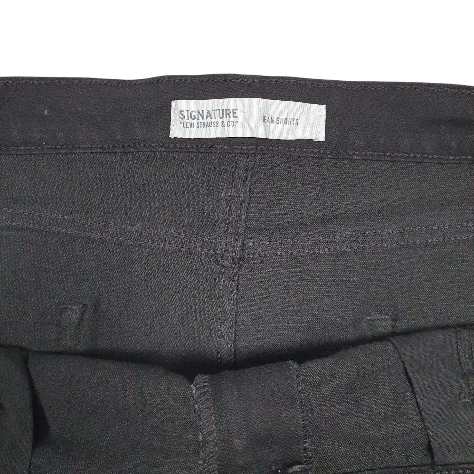 Mens Black Levis Signature Stretch  Shorts