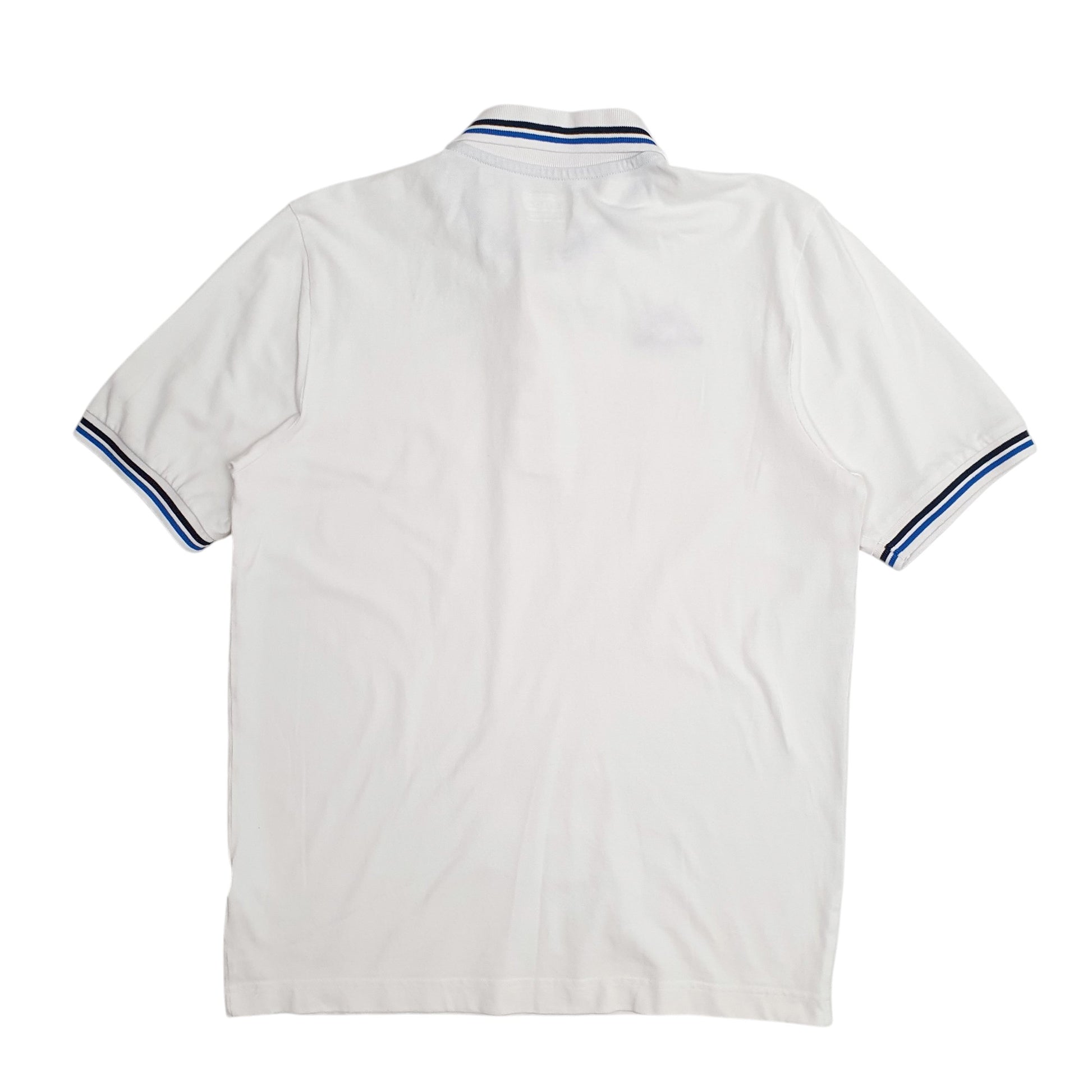 Mens White Kappa   Polo Shirt