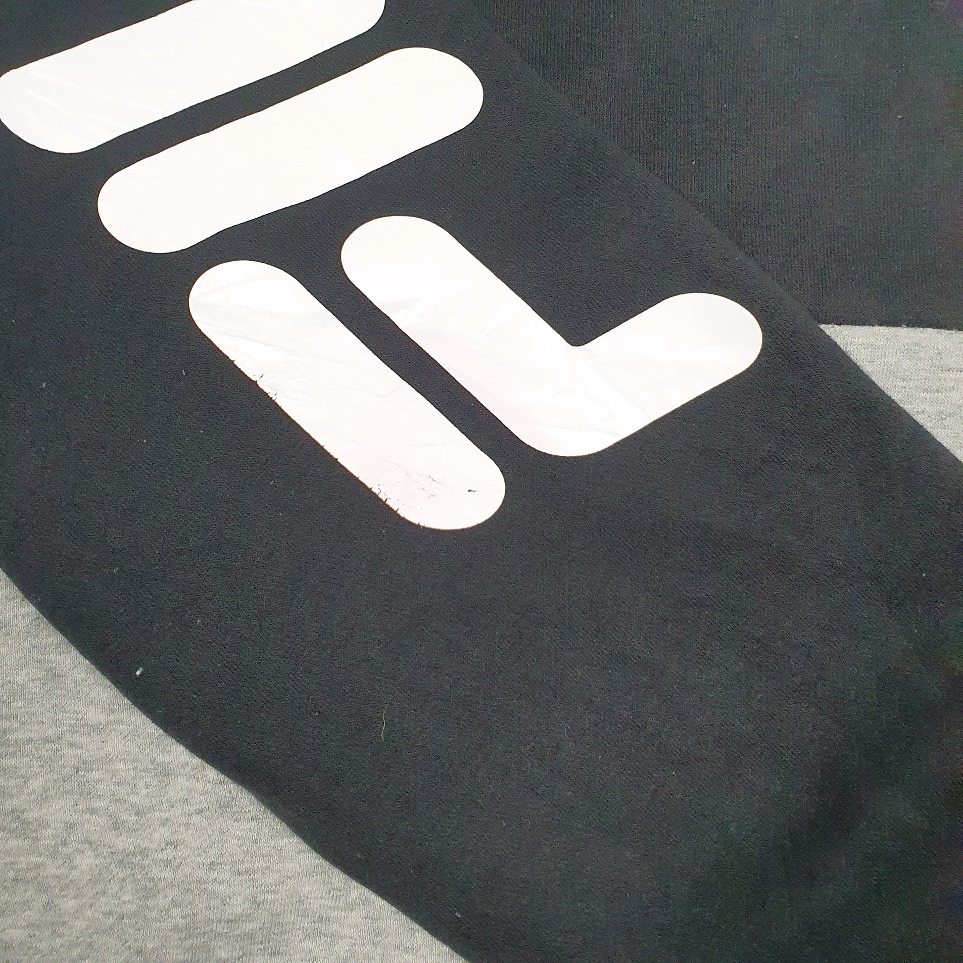 Mens Black Fila  Hoodie Jumper