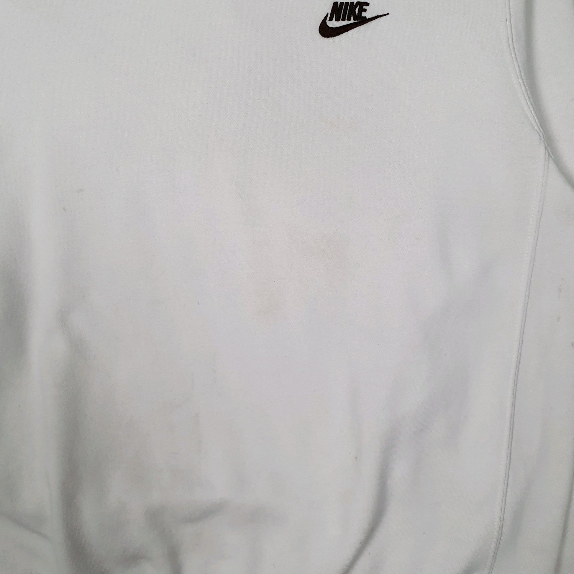 Mens White Nike  Crewneck Jumper