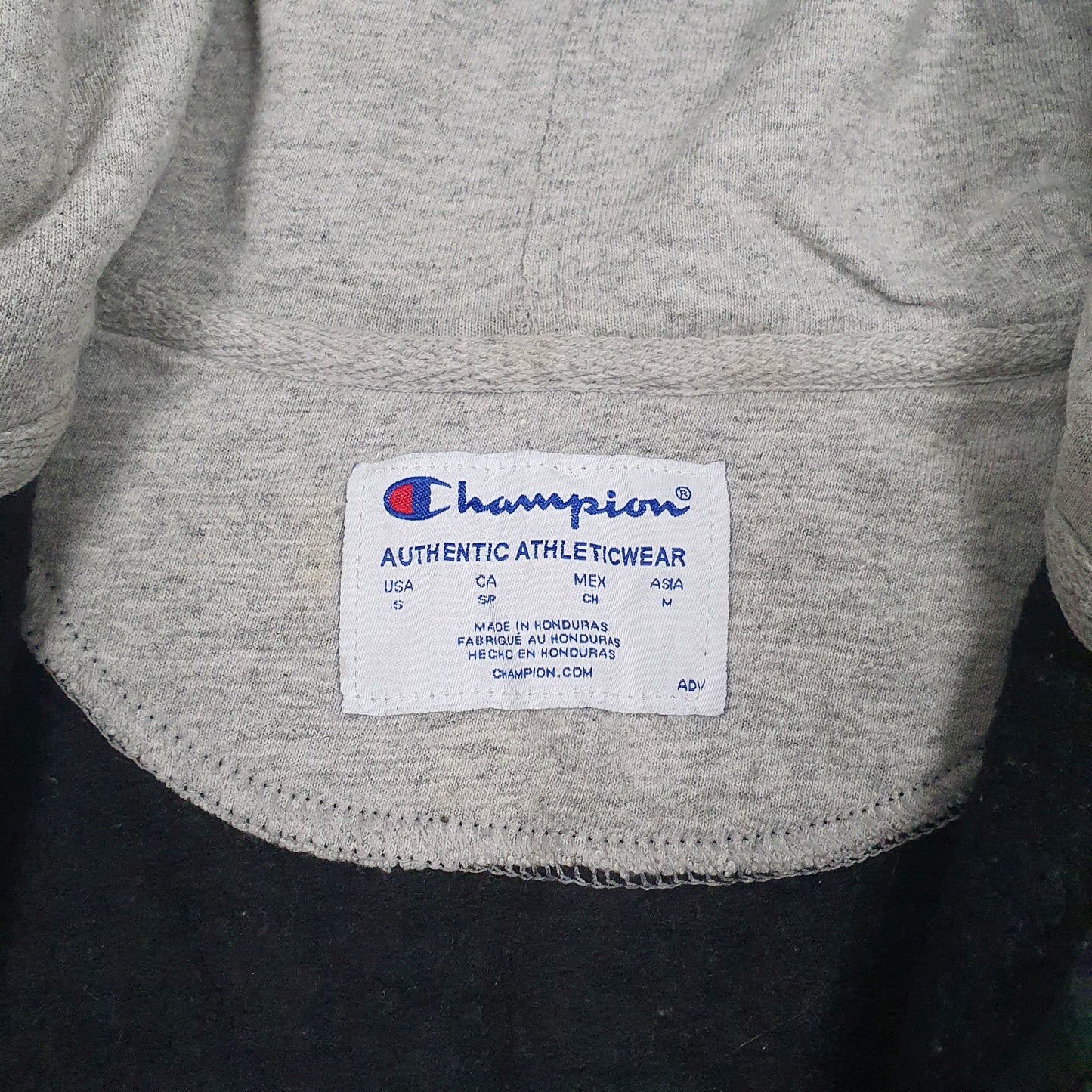 Mens Black Champion  Full Zip Jumper