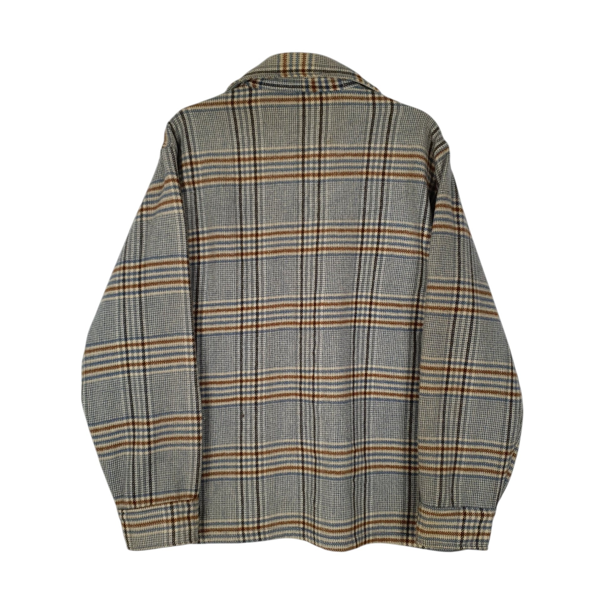 Mens Blue Woolrich Vintage 1980s Thick Shacket  Shirt