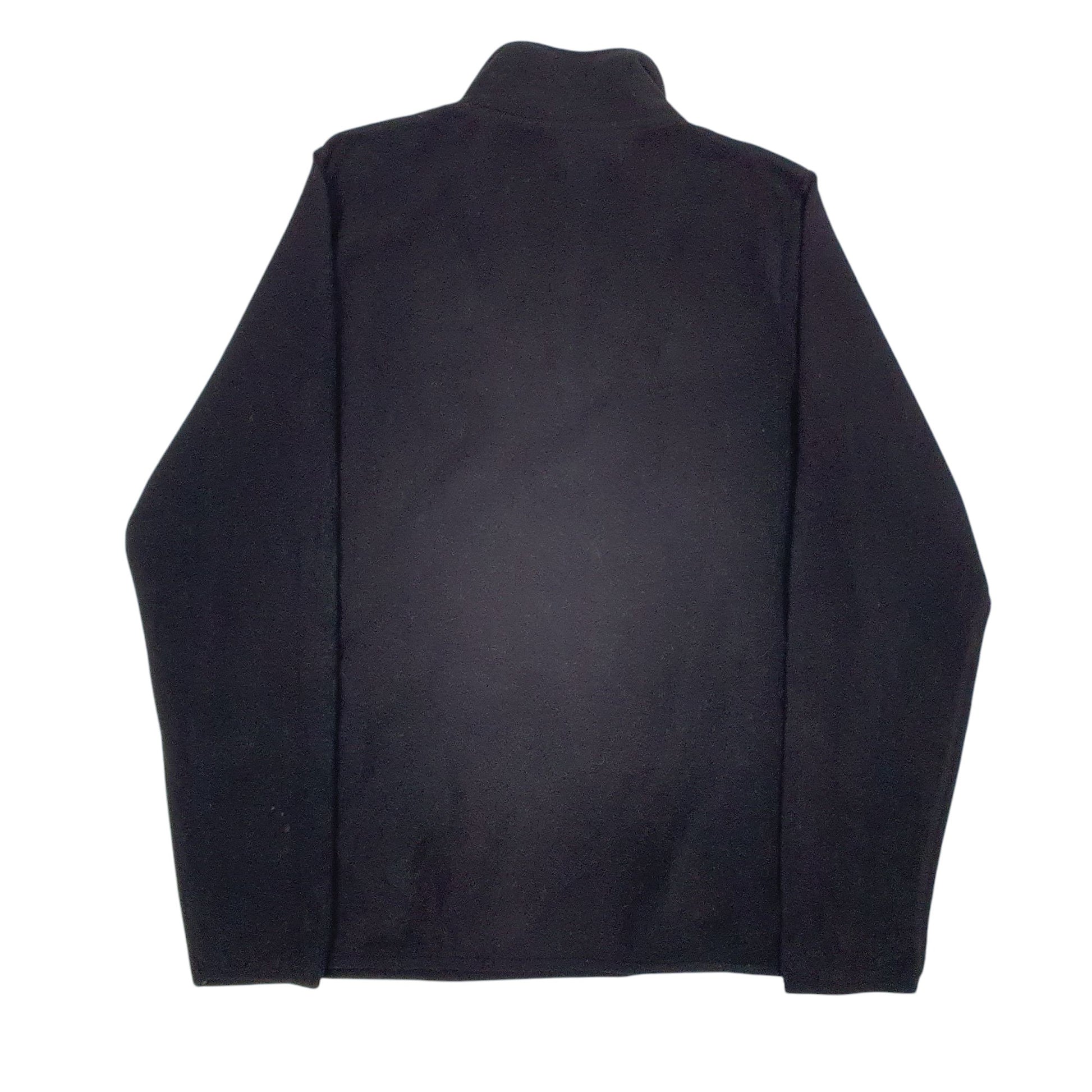 Mens Black Kappa Italia Quarter Zip Jumper