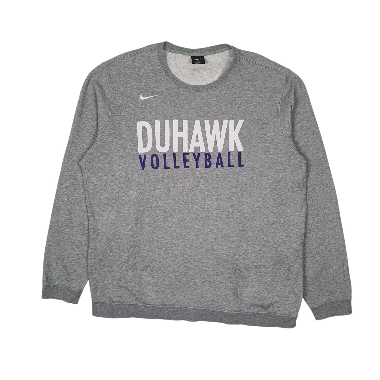 Mens Grey Nike Duhawk Volleyball Crewneck Jumper
