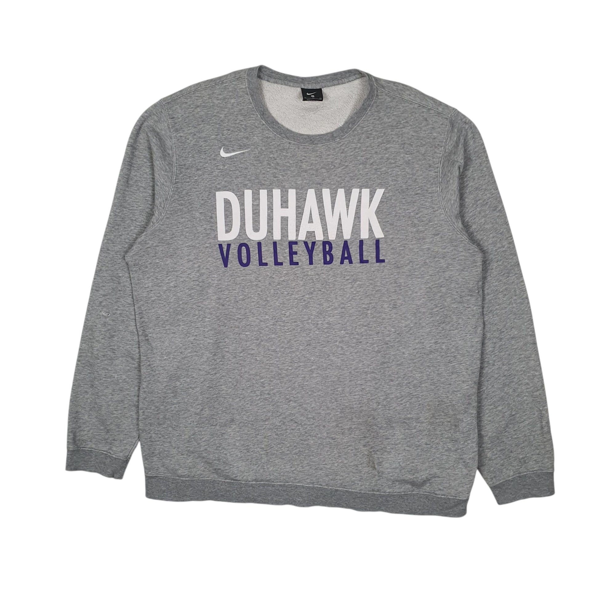 Mens Grey Nike Duhawk Volleyball Crewneck Jumper
