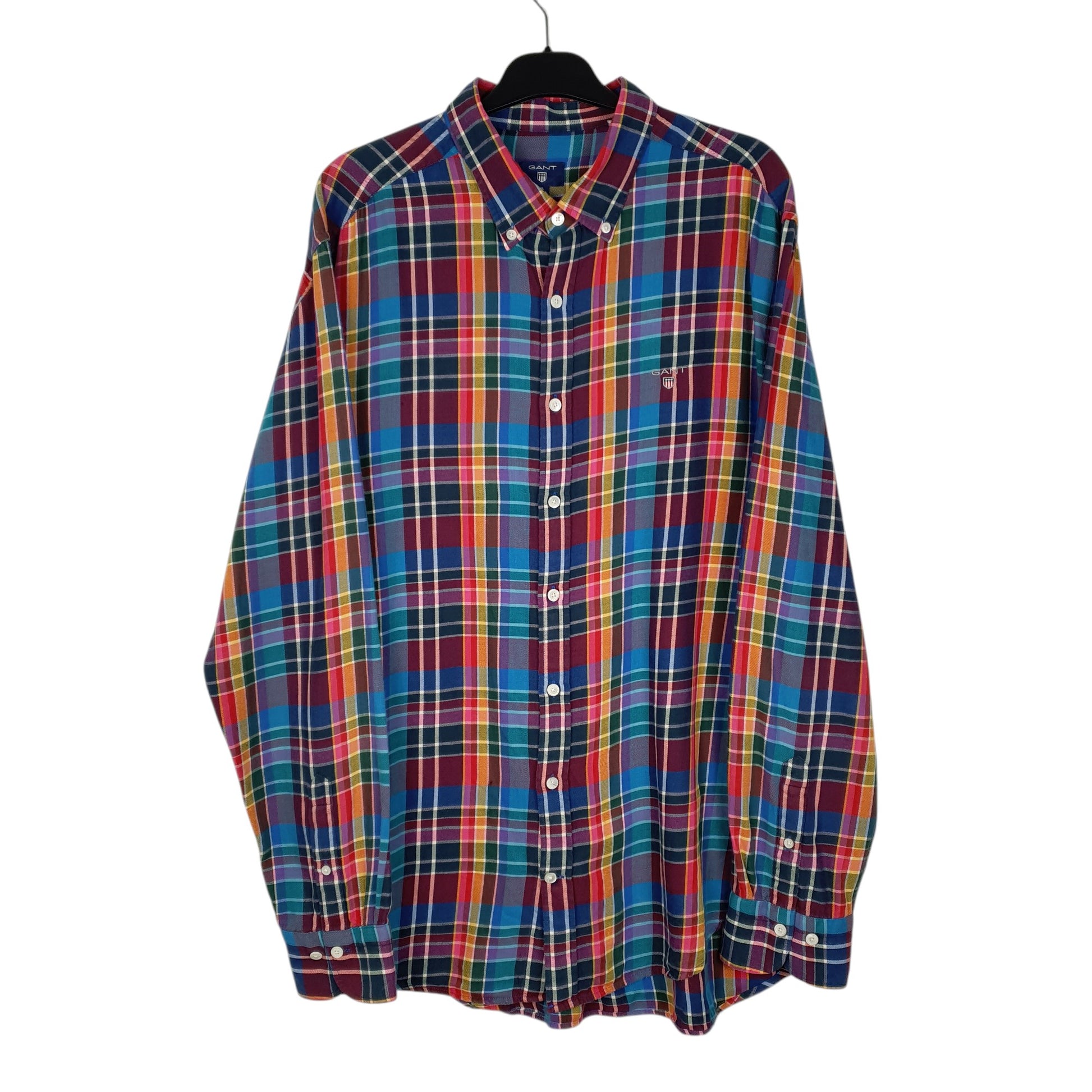 Mens Blue GANT  Long Sleeve Shirt