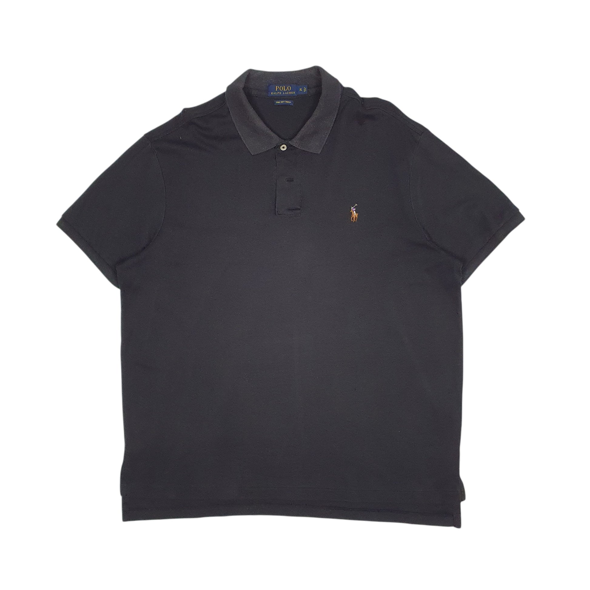 Mens Black Polo Ralph Lauren  Short Sleeve Polo Shirt