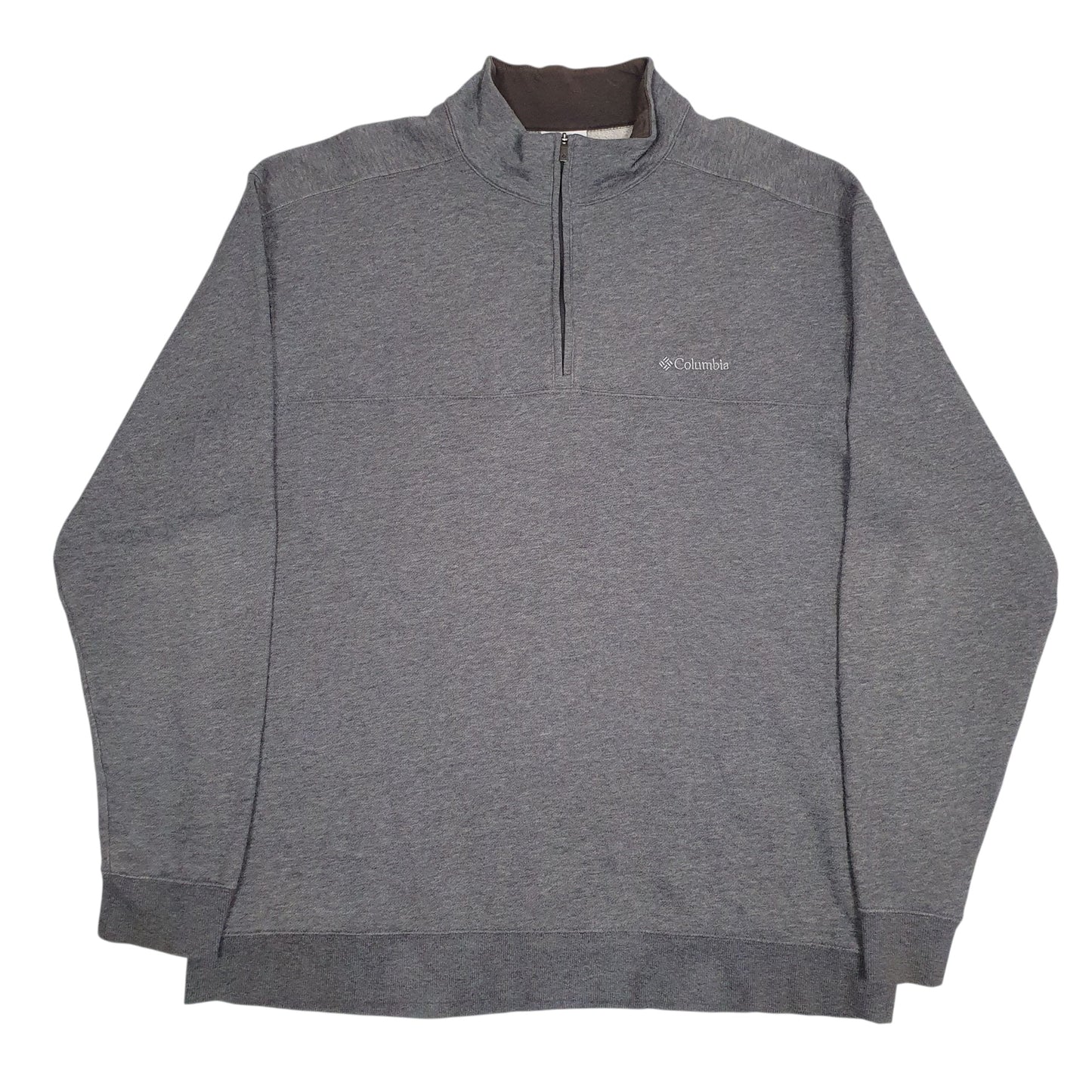 Mens Grey Columbia Sportswear Company  Quarter Zip Jumper