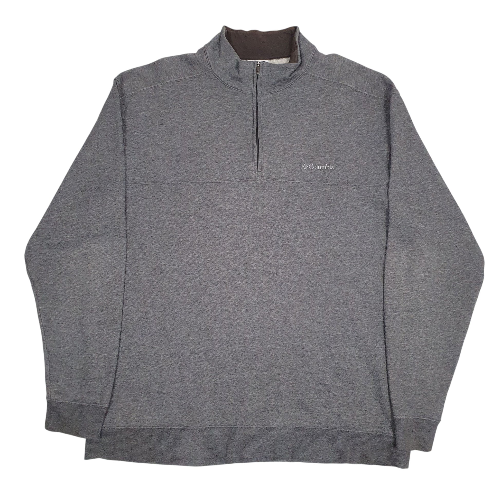 Mens Grey Columbia Sportswear Company  Quarter Zip Jumper
