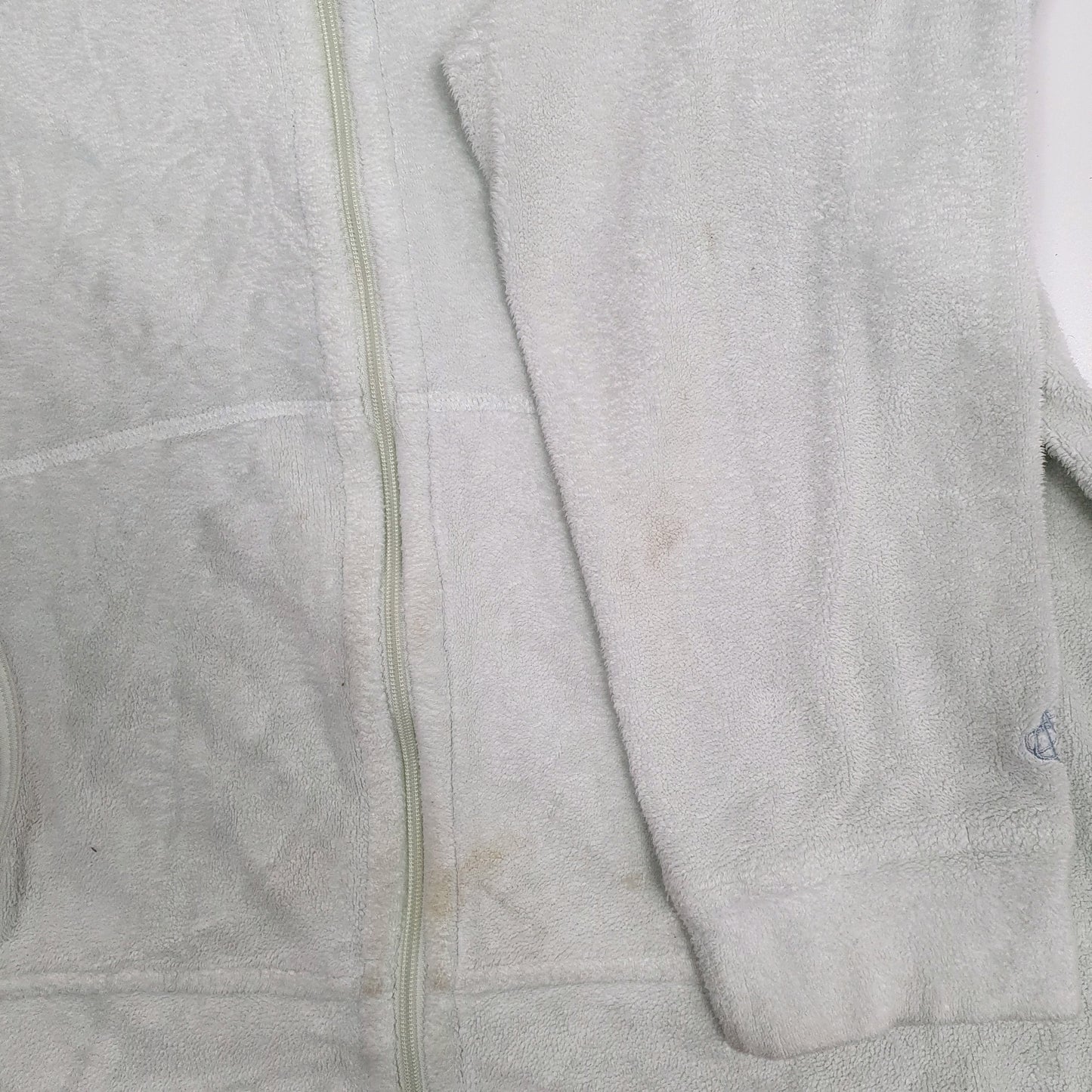 Womens Blue Patagonia Synchilla Plush Hoodie Full Zip Jumper