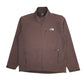 Mens Brown The North Face Windbreaker Quarter Zip Coat
