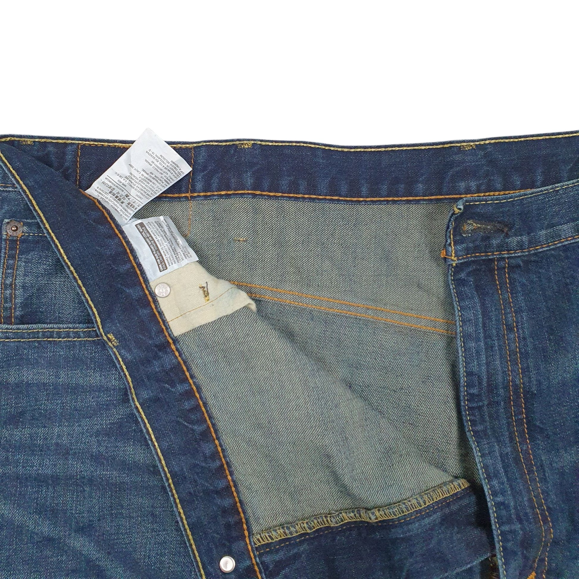 Mens Blue Levis 569 Hoodie Shorts